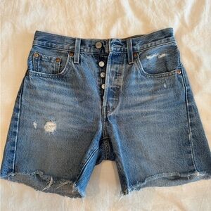 Levi's Blue Jean Shorts for Women